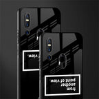 point of view black edition glass case for vivo v15 image-2