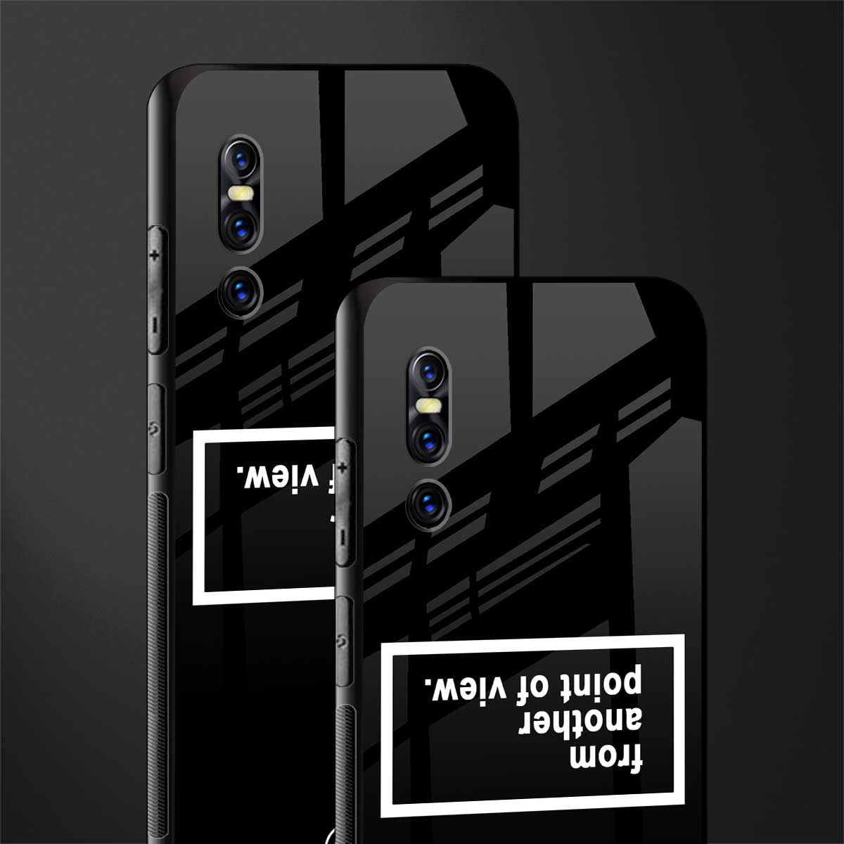 point of view black edition glass case for vivo v15 pro image-2