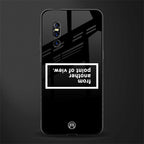point of view black edition glass case for vivo v15 pro image