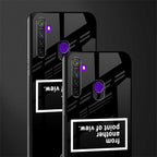 point of view black edition glass case for realme 5s image-2