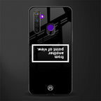 point of view black edition glass case for realme narzo 10 image