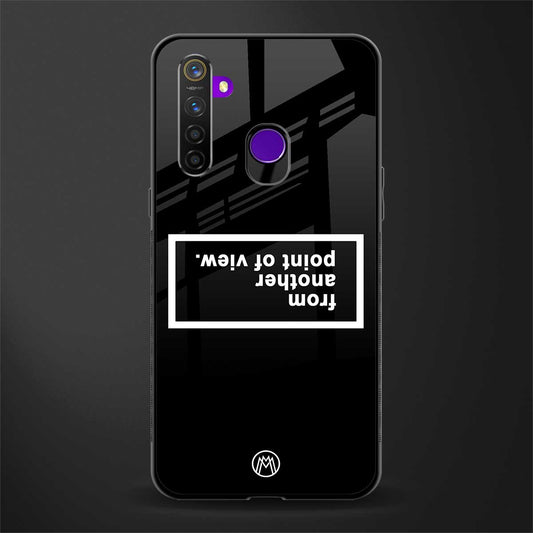 point of view black edition glass case for realme 5s image