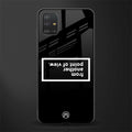 point of view black edition glass case for samsung galaxy a51 image