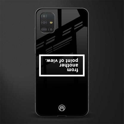point of view black edition glass case for samsung galaxy a51 image