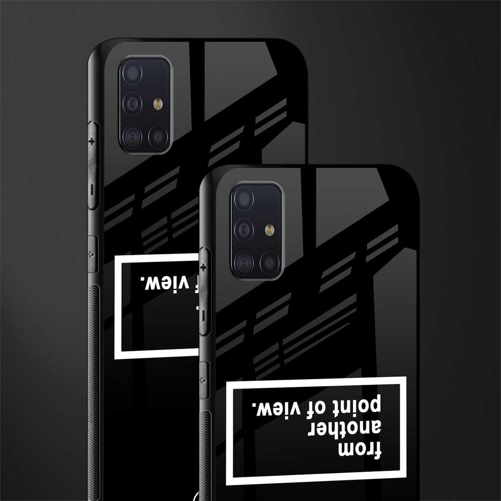 point of view black edition glass case for samsung galaxy a71 image-2