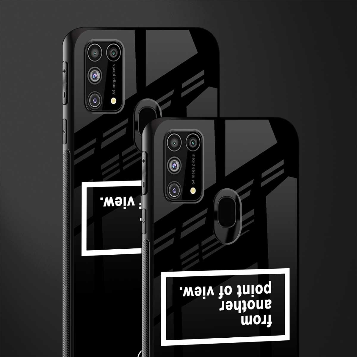 point of view black edition glass case for samsung galaxy m31 image-2