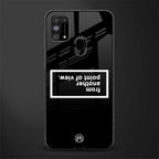 point of view black edition glass case for samsung galaxy f41 image