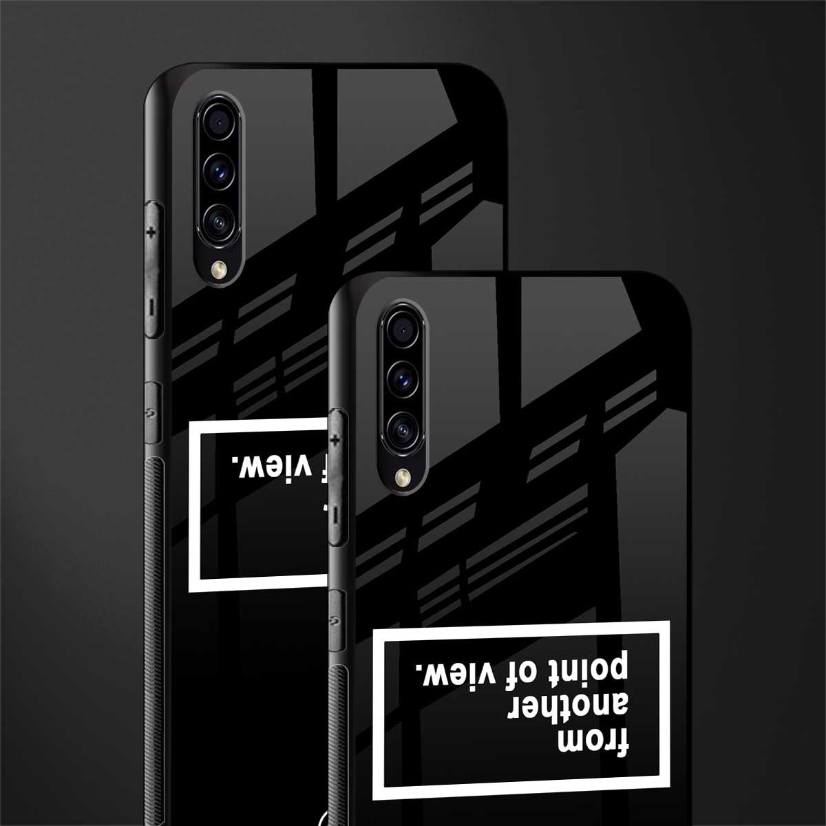 point of view black edition glass case for samsung galaxy a50s image-2