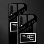 point of view black edition glass case for samsung galaxy a30s image-2