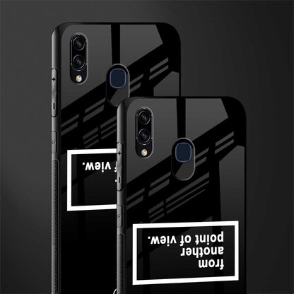 point of view black edition glass case for samsung galaxy m10s image-2
