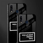 point of view black edition glass case for samsung galaxy a30 image-2