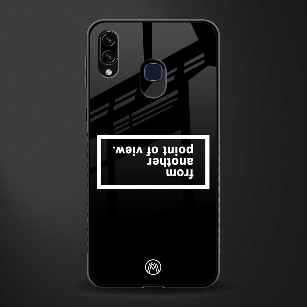 point of view black edition glass case for samsung galaxy m10s image