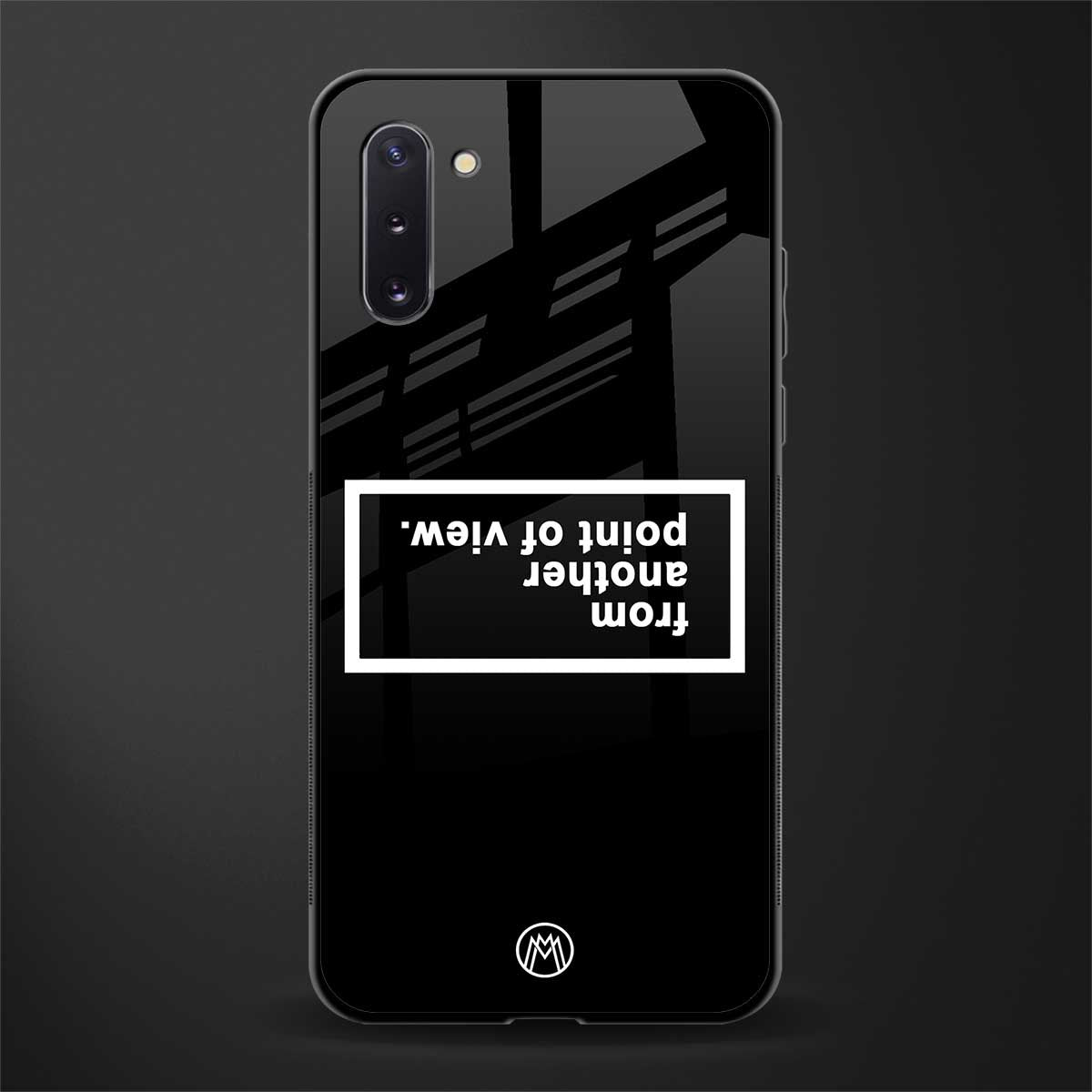 point of view black edition glass case for samsung galaxy note 10 image