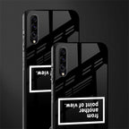 point of view black edition glass case for samsung galaxy a70 image-2
