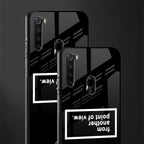 point of view black edition glass case for redmi note 8 image-2