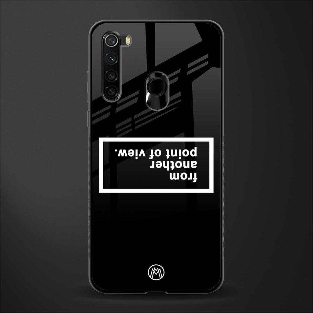 point of view black edition glass case for redmi note 8 image