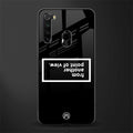 point of view black edition glass case for redmi note 8 image