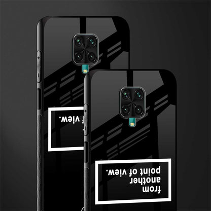 point of view black edition glass case for redmi note 9 pro max image-2