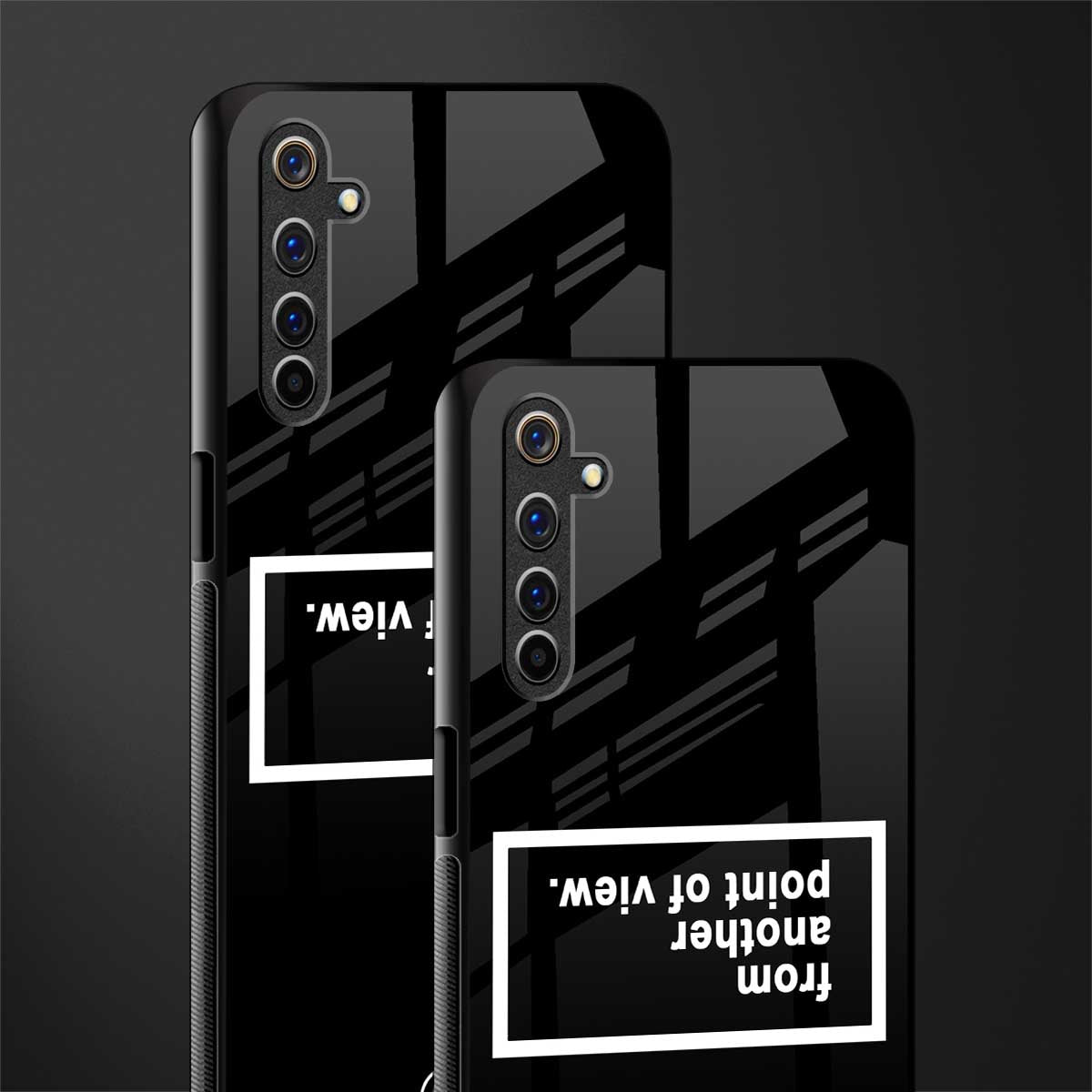 point of view black edition glass case for realme 6i image-2