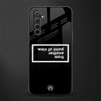 point of view black edition glass case for realme 6 pro image