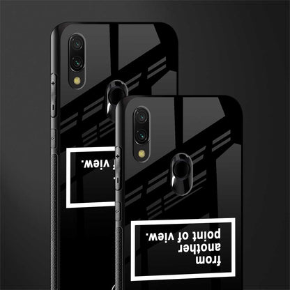 point of view black edition glass case for redmi y3 image-2