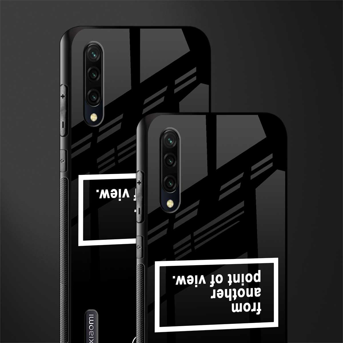 point of view black edition glass case for mi a3 redmi a3 image-2