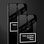 point of view black edition glass case for redmi k20 pro image-2