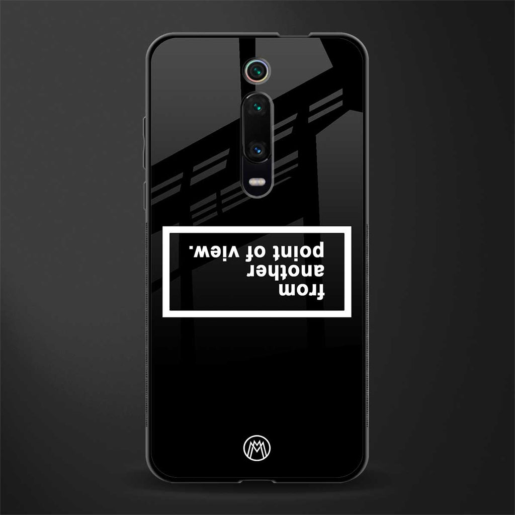 point of view black edition glass case for redmi k20 pro image