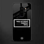 point of view black edition glass case for samsung galaxy s9 plus image