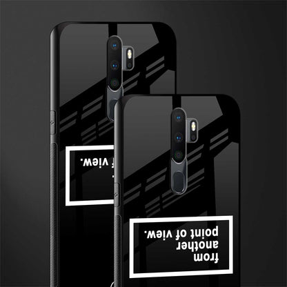 point of view black edition glass case for oppo a9 2020 image-2