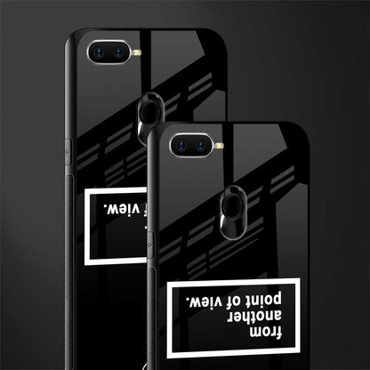 point of view black edition glass case for oppo a5s image-2