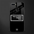 point of view black edition glass case for oppo a12 image