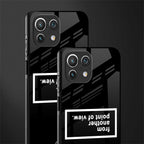 point of view black edition glass case for mi 11 lite image-2