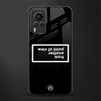 point of view black edition glass case for vivo x60 pro image