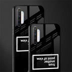 point of view black edition glass case for realme x2 image-2