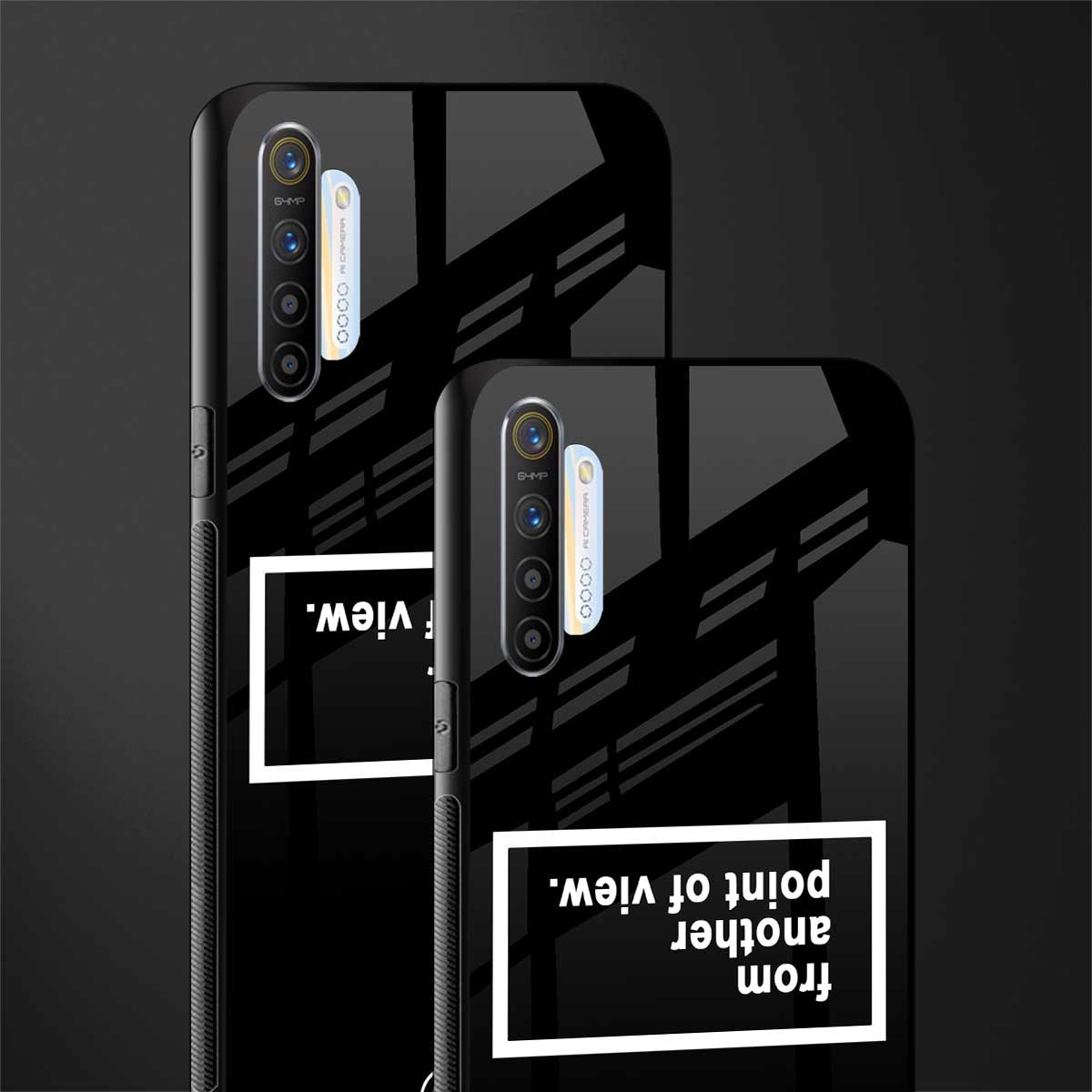 point of view black edition glass case for realme x2 image-2