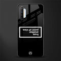 point of view black edition glass case for realme xt image