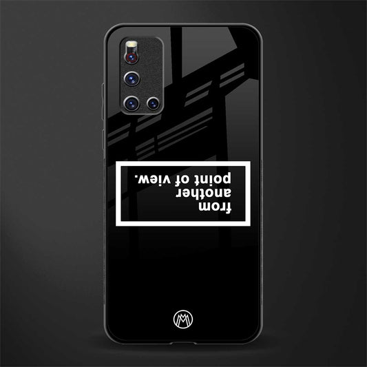 point of view black edition glass case for vivo v19 image