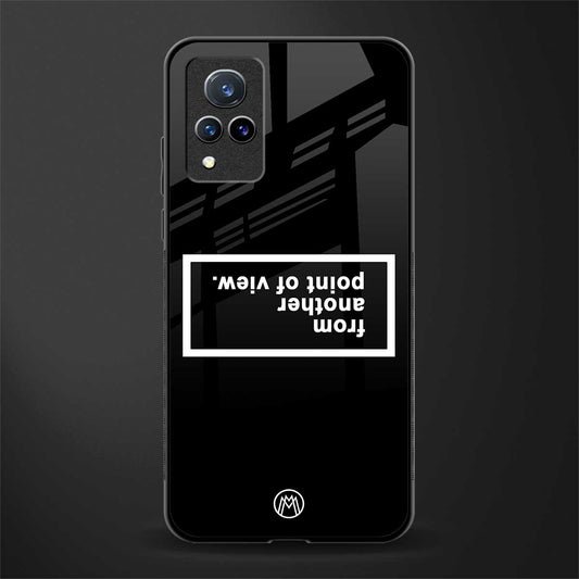 point of view black edition glass case for vivo v21 5g image