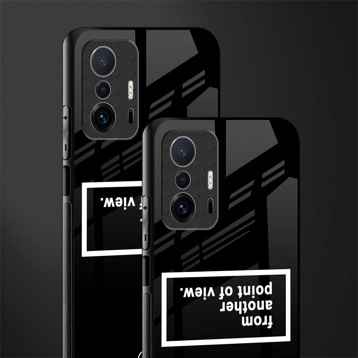 point of view black edition glass case for mi 11t pro 5g image-2