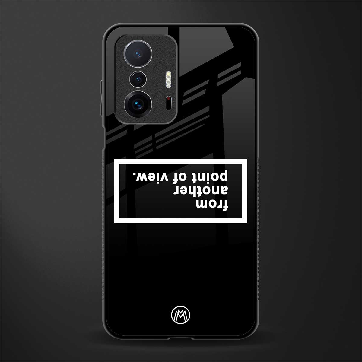 point of view black edition glass case for mi 11t pro 5g image