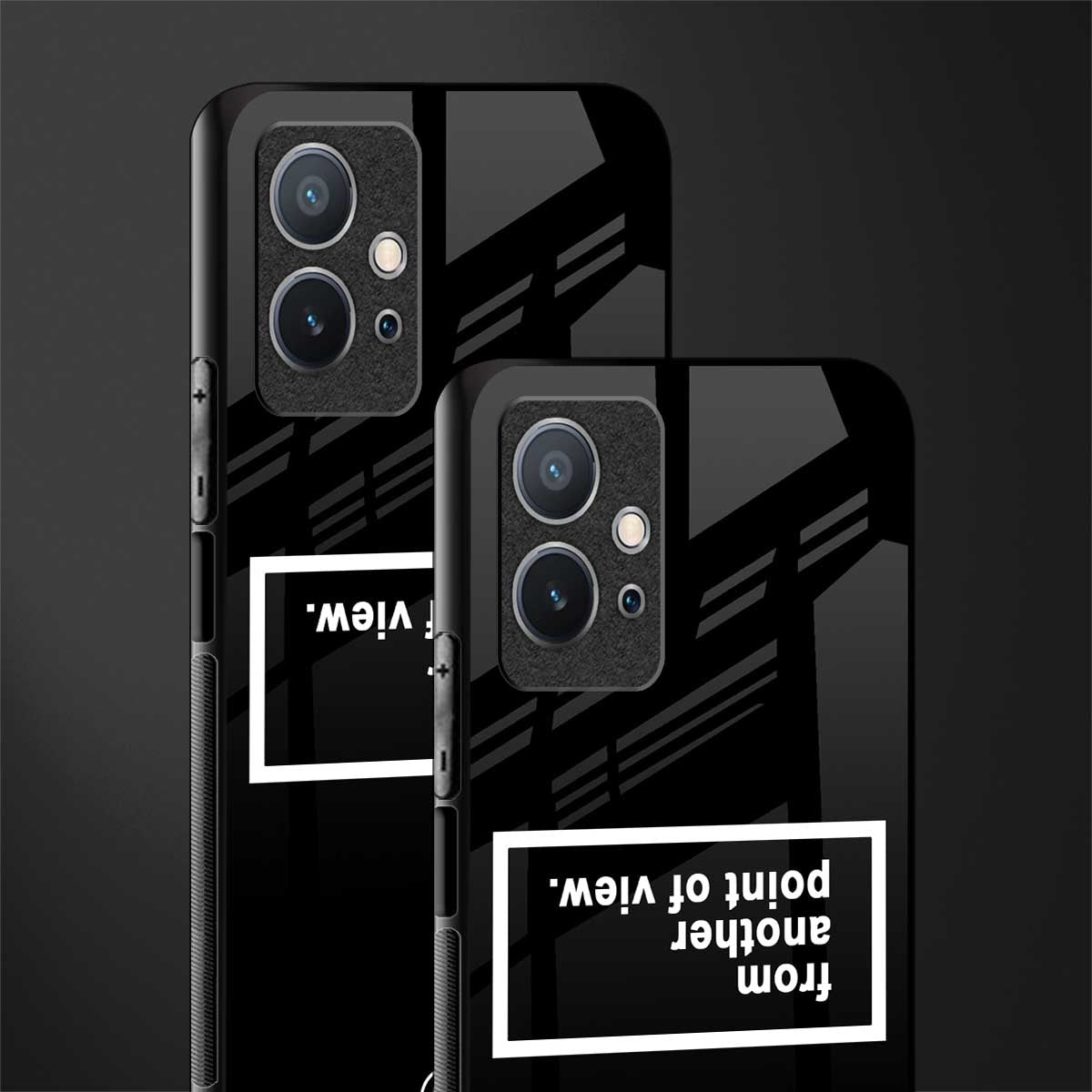 point of view black edition glass case for vivo y75 5g image-2