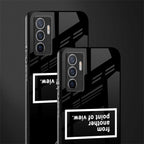 point of view black edition glass case for vivo v23e image-2