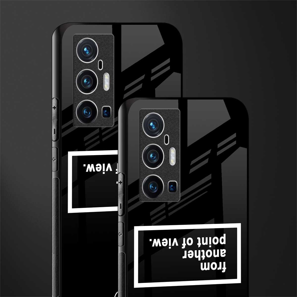 point of view black edition glass case for vivo x70 pro plus image-2