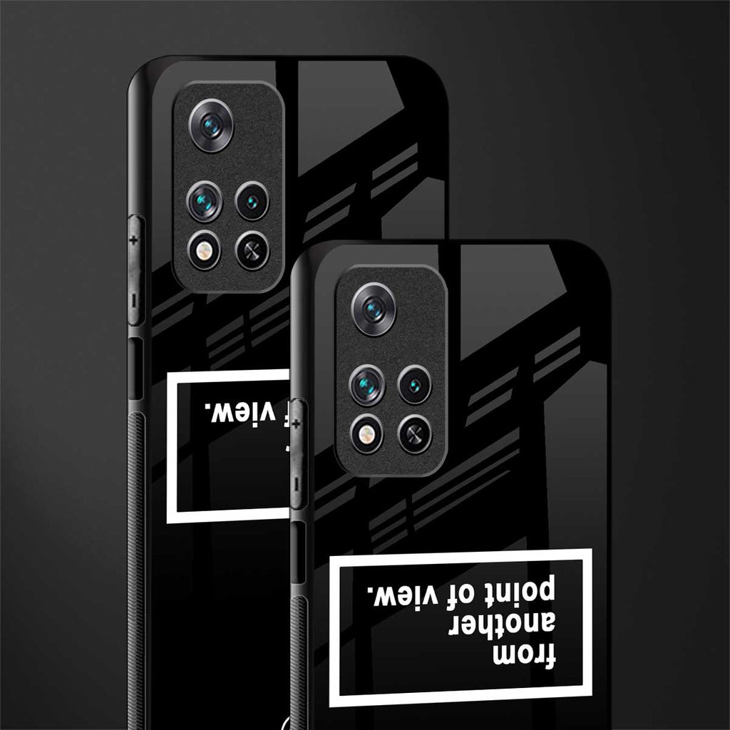 point of view black edition glass case for xiaomi 11i 5g image-2
