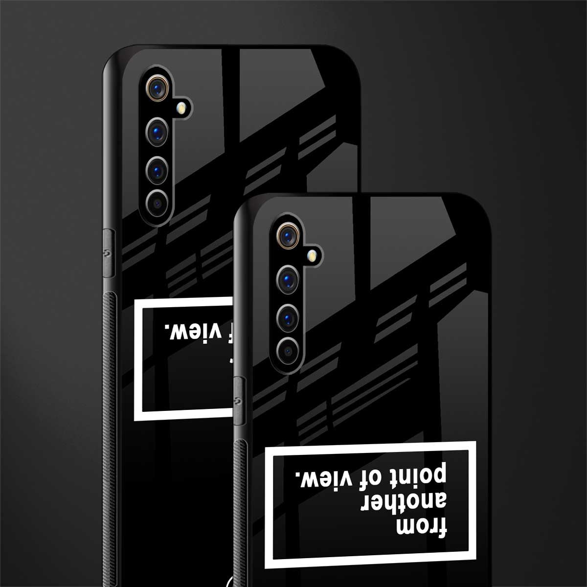 point of view black edition glass case for realme x50 pro image-2
