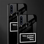 point of view black edition glass case for samsung galaxy a20s image-2