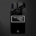 point of view black edition glass case for samsung galaxy a20s image