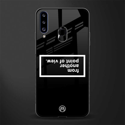 point of view black edition glass case for samsung galaxy a20s image