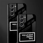 point of view black edition glass case for samsung galaxy s21 fe 5g image-2